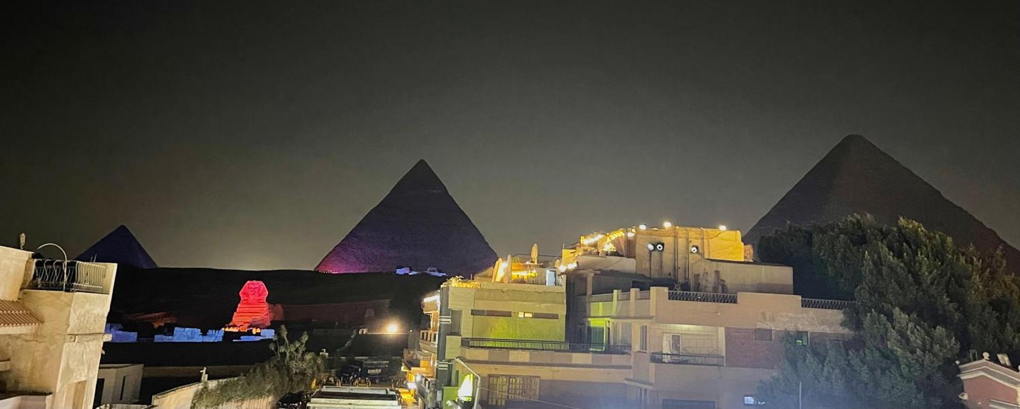 King Ali Pyramids View Inn Kafrat al Jabal Exterior photo